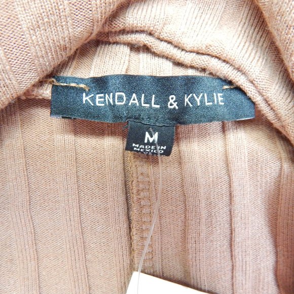 PacSun Womens Body Con Mock Turtleneck Midi Sleeveless Dress Tan Size M - Picture 6 of 9